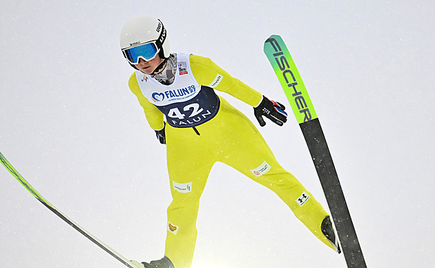 Ulrichová skončila na velkém můstku ve Falunu patnáctá při triumfu Prevcové