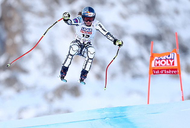 Ledecká načala tréninky na sjezd v Tarvisiu šestnáctým místem