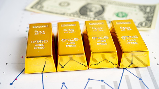 Cena zlata poprvé překročila hranici pěti tisíc dolarů, na rekordu je i stříbro