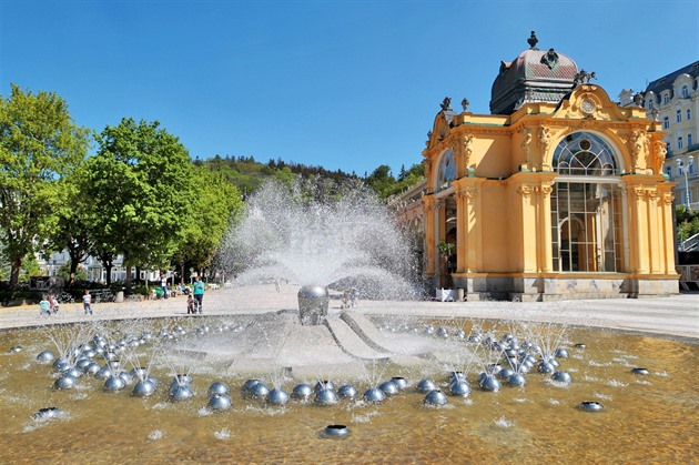 Mariánské Lázně chystají bohatší sezonu než loni, zazáří i opravená fontána