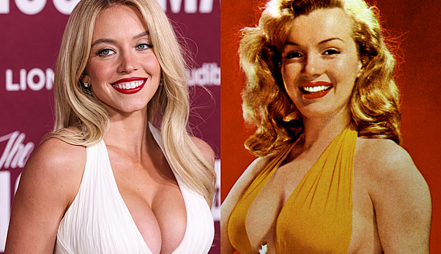 Herečka Sydney Sweeney je příbuzná s Marilyn Monroe. Vidíte podobu?